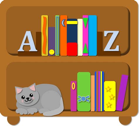 Bookcase Clip Art - ClipArt Best