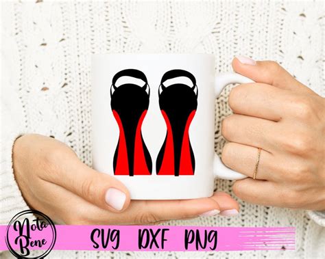 High Heels Shoes Svg Red Sole Svg Red Bottom Heels Svg Cut - Etsy