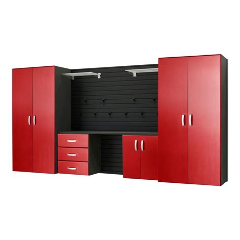 Flow Wall Modular Wall Mounted Garage Cabinet Storage Set with ...