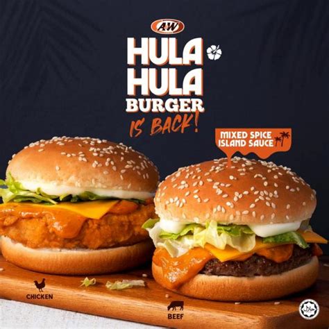 A&W New Hula Hula Burger