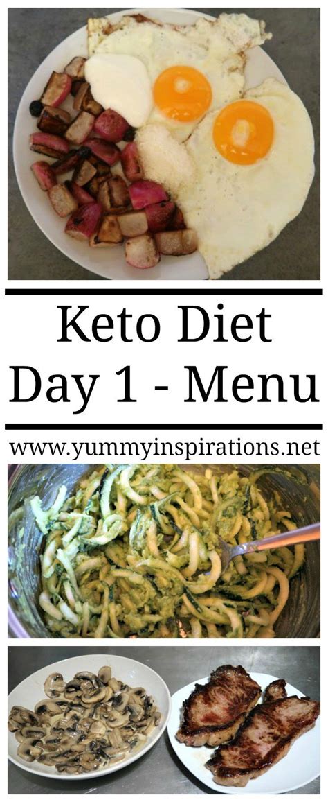 Keto Day 1 - Meal Plan, Menu & Video Diary - Day One Of Ketogenic Diet ...