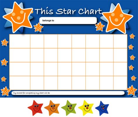 Star Reward Chart Printable - Printable Word Searches