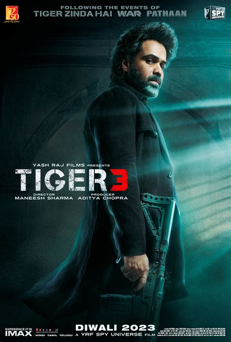 "TIGER 3" Emraan Hashmi Solo Poster on Behance