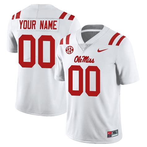 Ole Miss Rebels Football Players Limited Custom Jersey – All Stitched ...