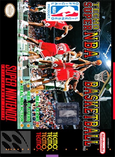 SNES - Tecmo Super NBA Basketball Custom Game Case | Retro Game Cases