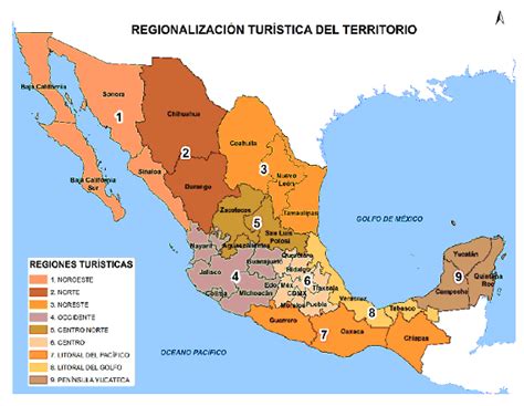 REGIONES TURÍSTICAS DE MEXICO. Decreto Oficial