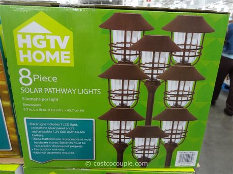 HGTV Large Solar Pathway Lights