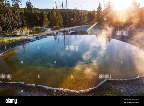 Morning Glory Pool Stock Photo - Alamy