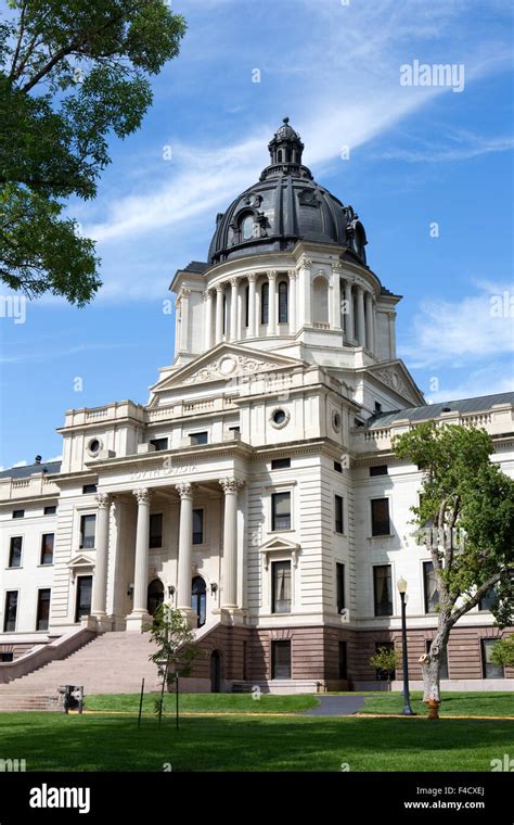 South Dakota State Capitol building is located in Pierre, South Dakota ...