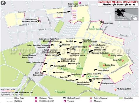 CMU Map | Where is Carnegie Mellon University