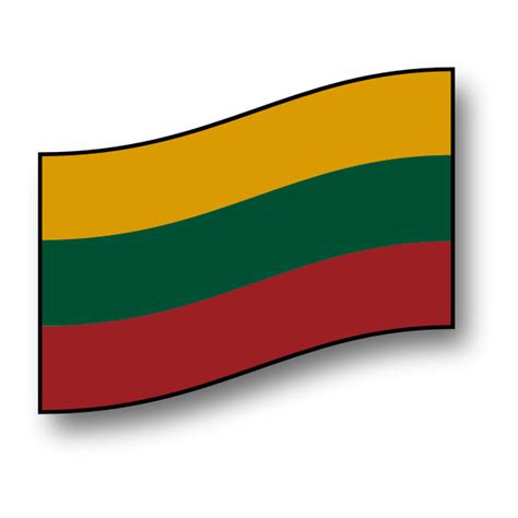 Lithuanian flag vector | Free SVG