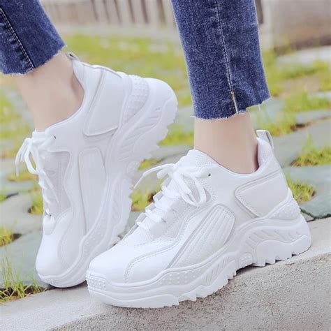 Trendy Korean Vulcanized Sneakers Casual Shoes For Women's CSTS0139 ...