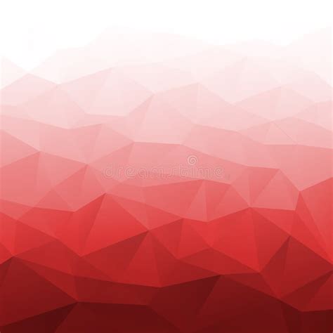 Abstract Gradient Red Geometric Background. Stock Vector - Illustration of techno, gradation ...