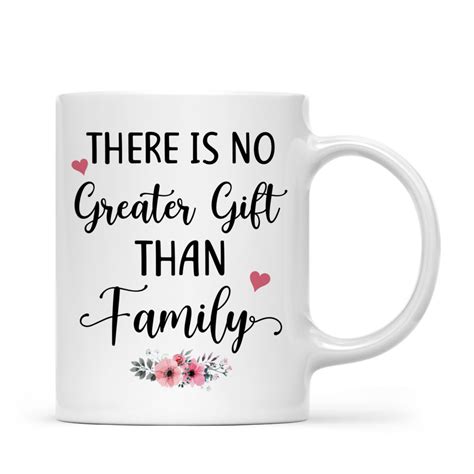 Family - There is no greater gift than family (N) - Personalized Mug