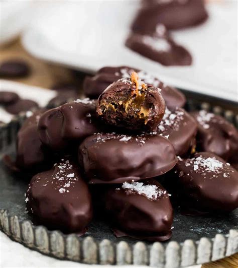 Chocolate Covered Stuffed Dates - Stuffed Dates with Nut Butter