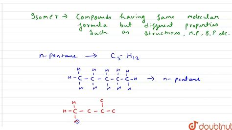 N Pentane Lewis Structure