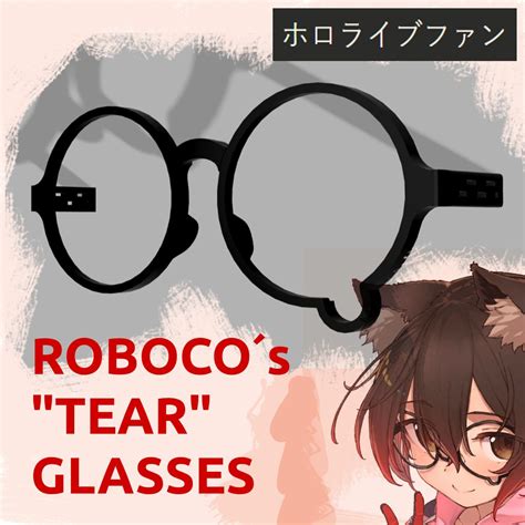 Roboco Glasses - Tear - Hololive - Cosplay by azskalt | Download free STL model | Printables.com