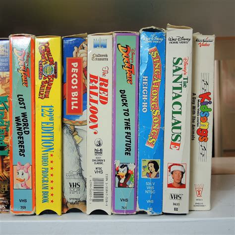 Assortment of VHS Tapes Featuring Walt Disney | EBTH