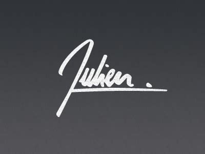 Personal Logo Signature by Julien Martin on Dribbble