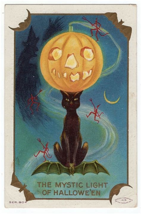 Vintage Halloween Postcards and Retro style Halloween Postcards for Sale