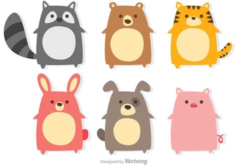 Cute Animals Vectors - Download Free Vector Art, Stock Graphics & Images