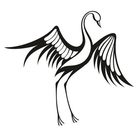 110+ White Crane Tattoo Stock Photos, Pictures & Royalty-Free Images - iStock