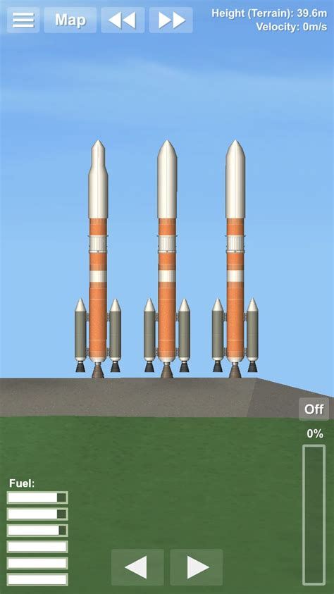 Space flight simulator -Mars rockets-