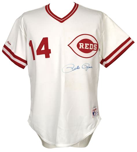 Lot Detail - Pete Rose Cincinnati Reds Signed Authentic Jersey - JSA