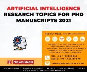 AI Research Topics for PhD Manuscripts 2021 - PhD Assistance