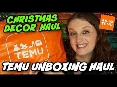 Temu Christmas Haul || Temu Decor Haul || Christmas Tree Temu || Temu Haul || Temu Finds - YouTube