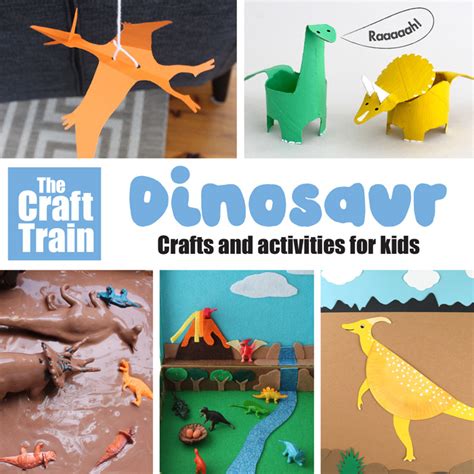 Dinosaur crafts for kids - The Craft Train