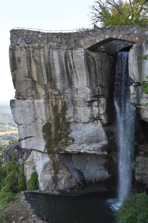 Lover`s Leap at Rock City Gardens in Chattanooga, Tennessee Stock Photo ...