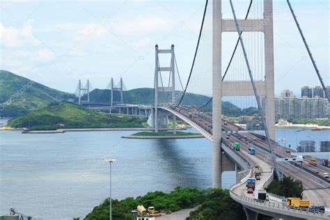 Tsing Ma Bridge — Stock Photo © leungchopan #3672760