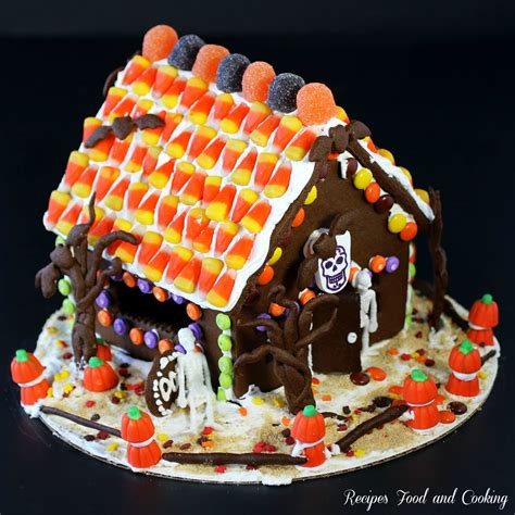 Halloween Chocolate Gingerbread House with Dixie Crystals #SundaySupper - Recipes Food and Cooking