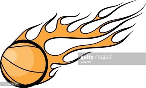 Flaming Basketball Vector at Vectorified.com | Collection of Flaming Basketball Vector free for ...