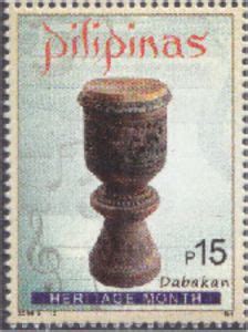 Stamp: Dabakan (Philippines(Philippine Traditional Musical Instruments) Mi:PH 5055,Yt:PH 4042