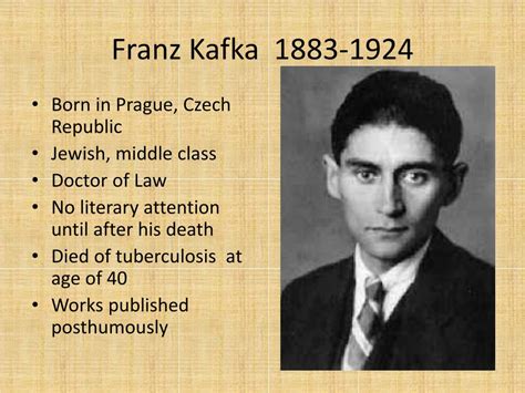 PPT - Franz Kafka Kafka on the Shore Existentialism & Transcendentalism PowerPoint Presentation ...