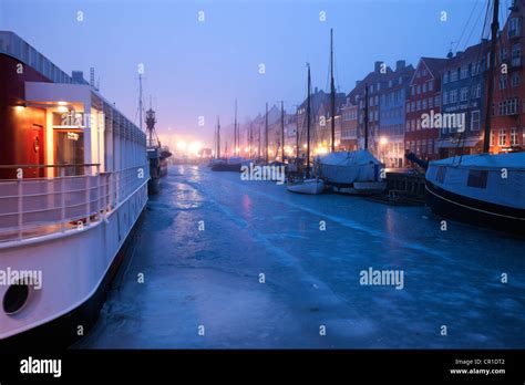 Denmark, Copenhagen, Nyhavn district on early winter morning Stock Photo - Alamy