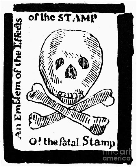 Stamp Act: Cartoon, 1765 Photograph by Granger