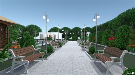 City park with recreational area - Free Online Design | 3D Floor Plans by Planner 5D