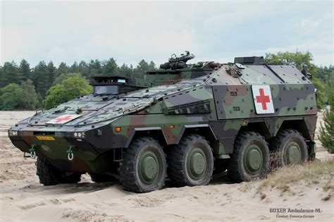 BOXER Ambulance NL | Army vehicles, Tanks military, Ambulance