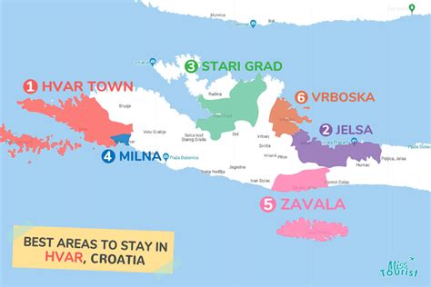 6 INCREDIBLE Areas Where to Stay in Hvar (with a Map)!