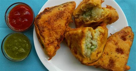 Bread pakora Bread Pakora Recipe with Stuffed Potato, Recipe by Ashmita ...