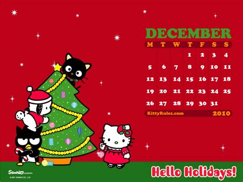 Cute Hello Kitty Christmas Wallpapers