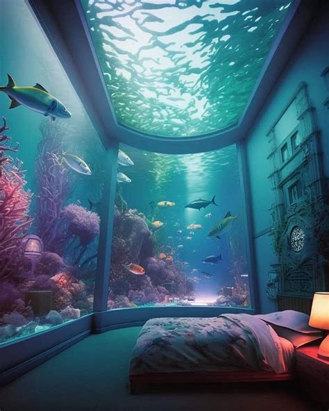 Pin on Aquarium de rêve | Fantasy rooms, Underwater bedroom, Design your dream house