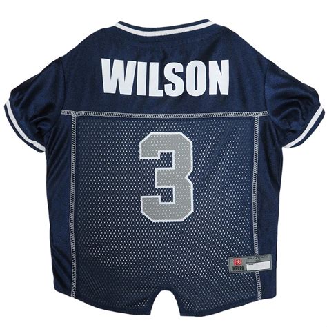 Russell Wilson #3 Pet Jersey – Major League Pets | Dog jersey, Football ...