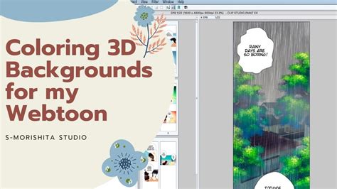 Webtoon Background Tutorial || Webtoon Artist Rambles - YouTube