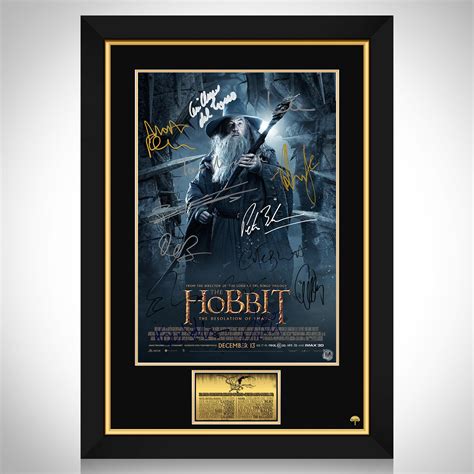 The Hobbit The Desolation of the Smaug Mini Poster Limited Signature ...