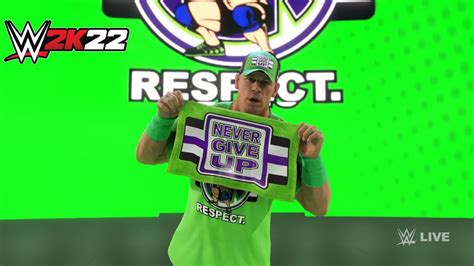 WWE 2K22 JOHN CENA ENTRANCE - YouTube