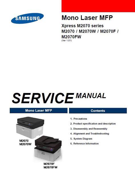 Samsung Xpress SL-M2070 series Service Manual :: Samsung Facsimile/Multifunctions Service ...